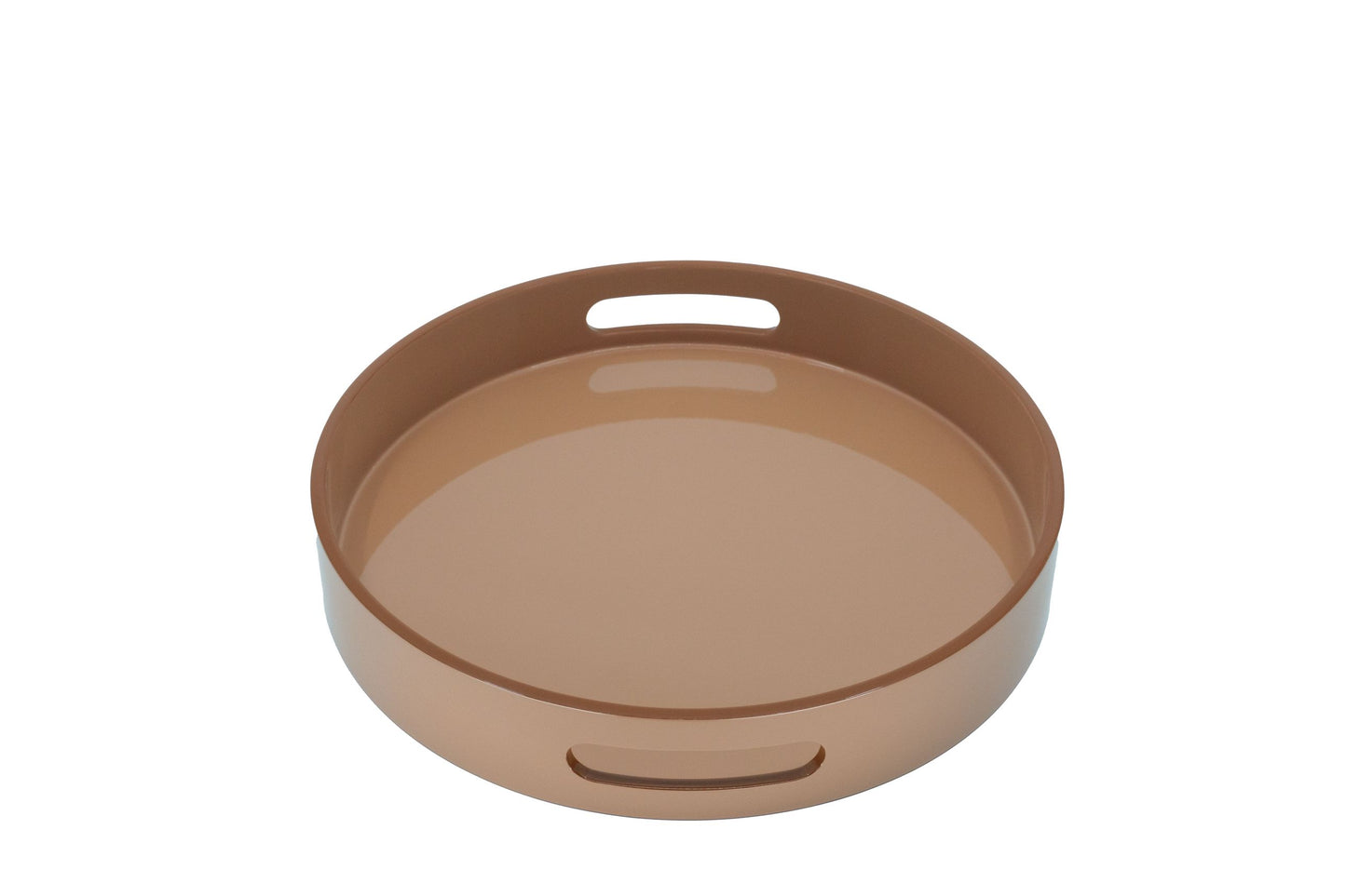 Plateau rond en laque 30*5cm