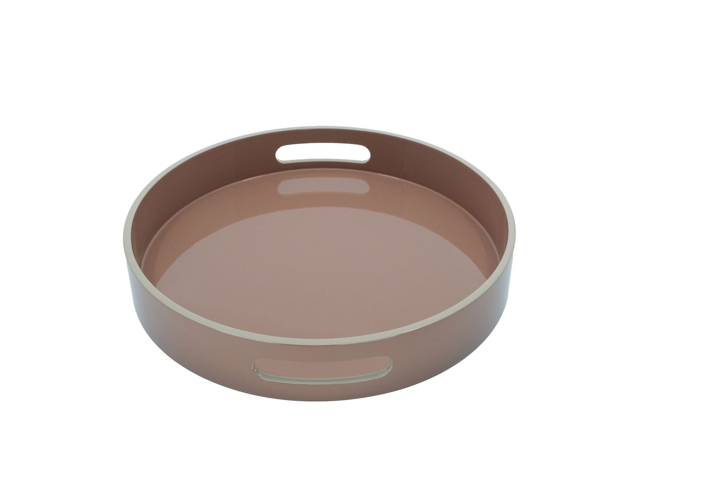 Plateau rond en laque 30*5cm