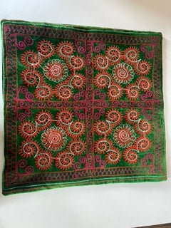 Housse de coussin patchwork