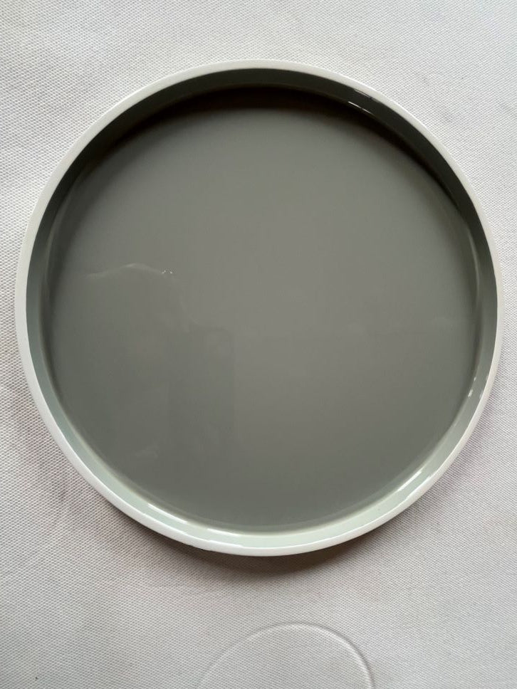 Plateau rond en laque 30*1.5cm