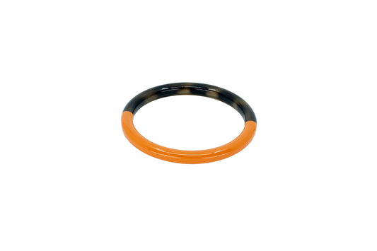 Jonc corne et laque orange