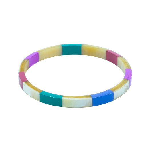 Bracelet bleu, turquoise,mauve