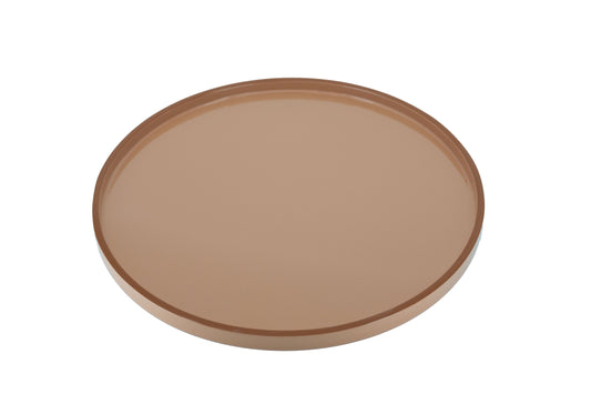 Plateau rond en laque 30*1.5cm
