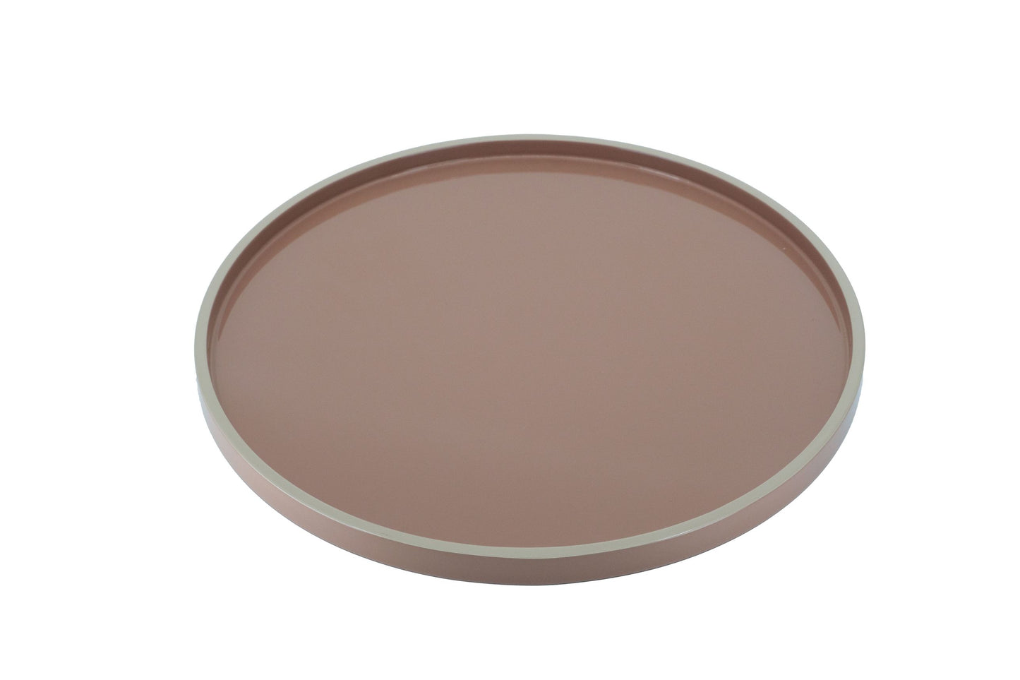Plateau rond en laque 30*1.5cm