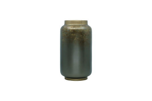 Vase en résine mordoré haut