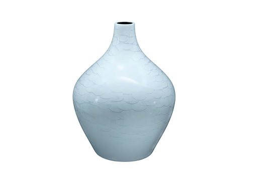 Vase en résine blanc