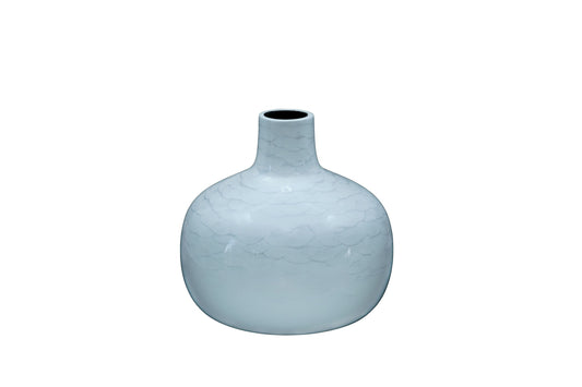 Vase en résine blanc