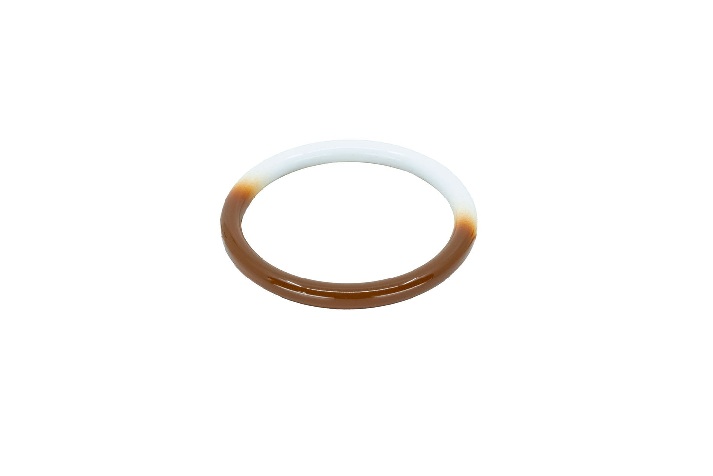 Jonc corne  blanc et marron